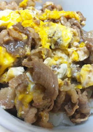 ★超簡単♪お昼に一人牛丼★-レシピのメイン写真