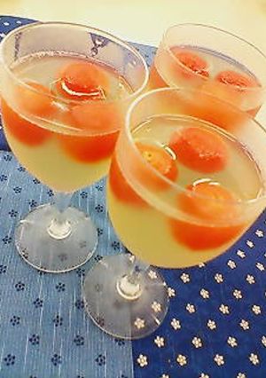 夏色♪ミニトマトのゼリー♪-レシピのメイン写真