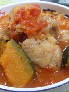 トマトとチキンの洋風煮込みヘ(゚∀゚*)-レシピのメイン写真