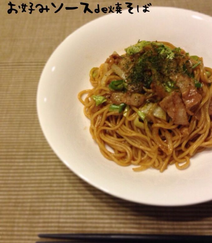 お好みソースde焼そば-レシピのメイン写真