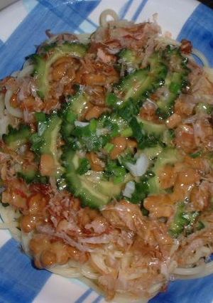 ニガウリのパスタ-レシピのメイン写真