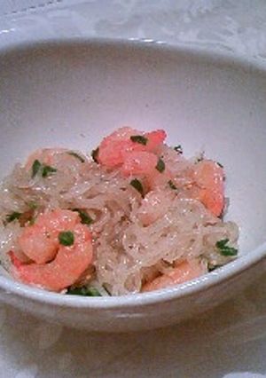 春雨とエビのかんたん炒め-レシピのメイン写真
