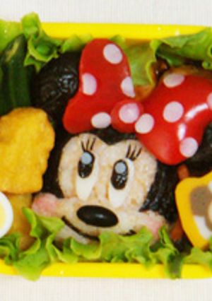 ミニーのおにぎり✿キャラ弁-レシピのメイン写真