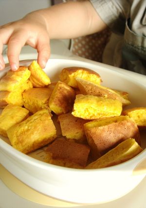 離乳食☆にんじんホットケーキ-レシピのメイン写真