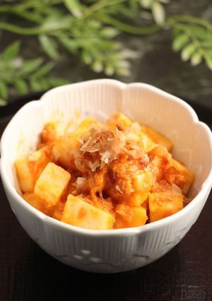 簡単！鮭長芋☆鮭にんにく辣油-レシピのメイン写真