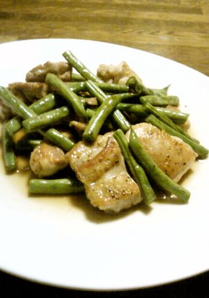 鶏といんげんのﾍﾙｼｰ照り焼きｿｰｽ♪-レシピのメイン写真