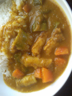 豚肉クルクル&夏野菜カレー-レシピのメイン写真