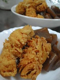 鰤子とコンニャクの煮付け-レシピのメイン写真