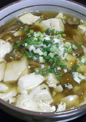 なめこ豆腐-レシピのメイン写真