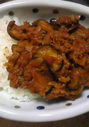 市販ルー不使用　ナスのキーマカレー-レシピのメイン写真