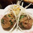 混ぜてレンジで肉団子♪