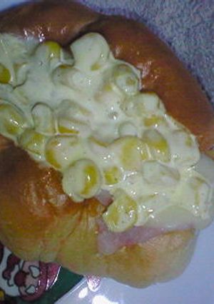 コーンハムパン-レシピのメイン写真