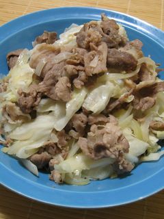 簡単!豚こま肉とキャベツの塩だれ蒸し-レシピのメイン写真