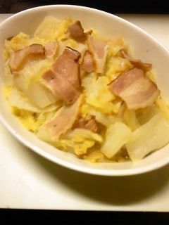 *白菜とベーコンのシンプル炒め煮*-レシピのメイン写真