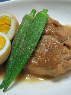 鶏肉と卵のゴマ酢醤油煮-レシピのメイン写真