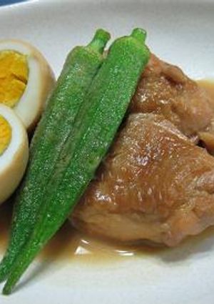 鶏肉と卵のゴマ酢醤油煮-レシピのメイン写真