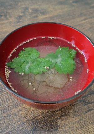 昆布茶で作る即席みそ汁-レシピのメイン写真