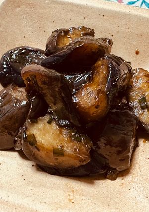 ナスのニラ醤油炒め-レシピのメイン写真