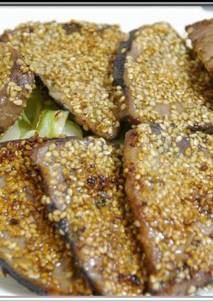 残ったカツオのたたきで♪胡麻焼-レシピのメイン写真