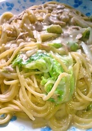 ツナと白菜☆クリームパスタ-レシピのメイン写真