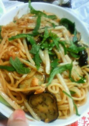 かんたん☆肉みそ和風パスタ-レシピのメイン写真