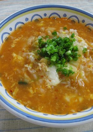 キムチ雑炊-レシピのメイン写真