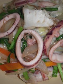 烏賊とニラの野菜炒め-レシピのメイン写真