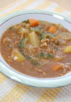 ひき肉とゴーヤのカレー-レシピのメイン写真