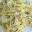 豚肉とキャベツのぺペロンチーノ