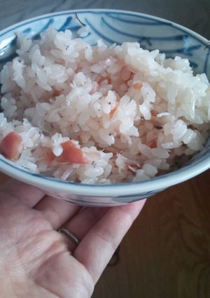 超簡単!しらすと梅干と炊飯器★-レシピのメイン写真