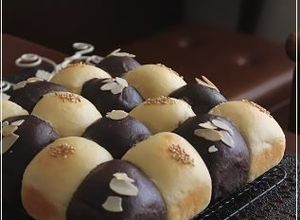 市松模様？欲張り２色の～ちぎりパン♬♩♫-レシピのメイン写真