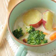 รูปของ 豆乳*味噌スープ