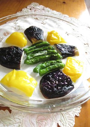 ローカロリー♡我が家の夏野菜の素揚げ-レシピのメイン写真