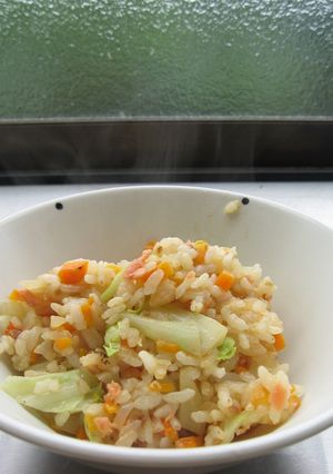 焼きサケチャーハン-レシピのメイン写真