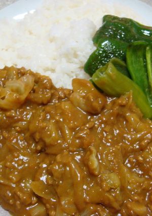 簡単★たっぷりキャベツとひき肉のカレー-レシピのメイン写真
