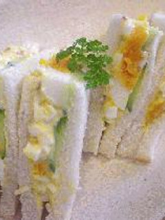 はなびし草の休日のブランチ~ゆで卵サンド~-レシピのメイン写真
