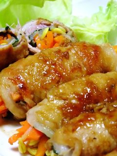 ◎豚肉の大葉まきまき~◎-レシピのメイン写真