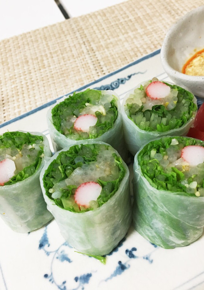 簡単♪ベトナム風生春巻き（たれ付）-レシピのメイン写真