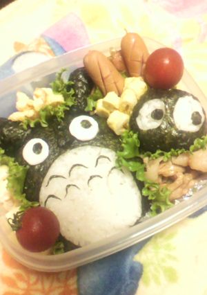 速効！トトロキャラ弁当！おまけ付き♪-レシピのメイン写真