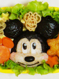 ミッキーのおにぎり✿キャラ弁-レシピのメイン写真