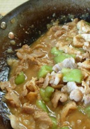 ヘチマのみそ煮(ナーベラーンブシー)-レシピのメイン写真