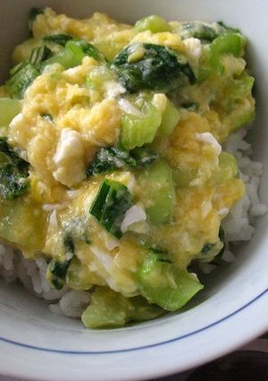 とろ～り卵とチンゲン菜のあんかけ丼-レシピのメイン写真