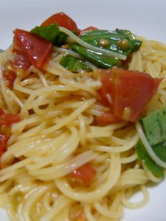 トマトとバジルの冷たいパスタ-レシピのメイン写真