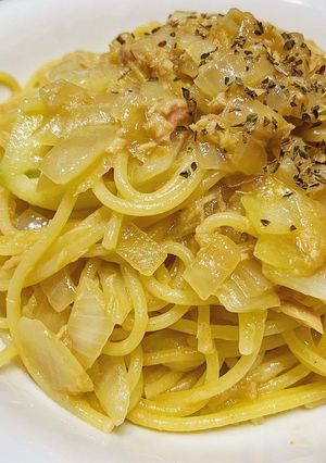 ポン酢でさっぱりツナマヨパスタ-レシピのメイン写真