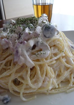 冷製レモンクリームパスタ-レシピのメイン写真