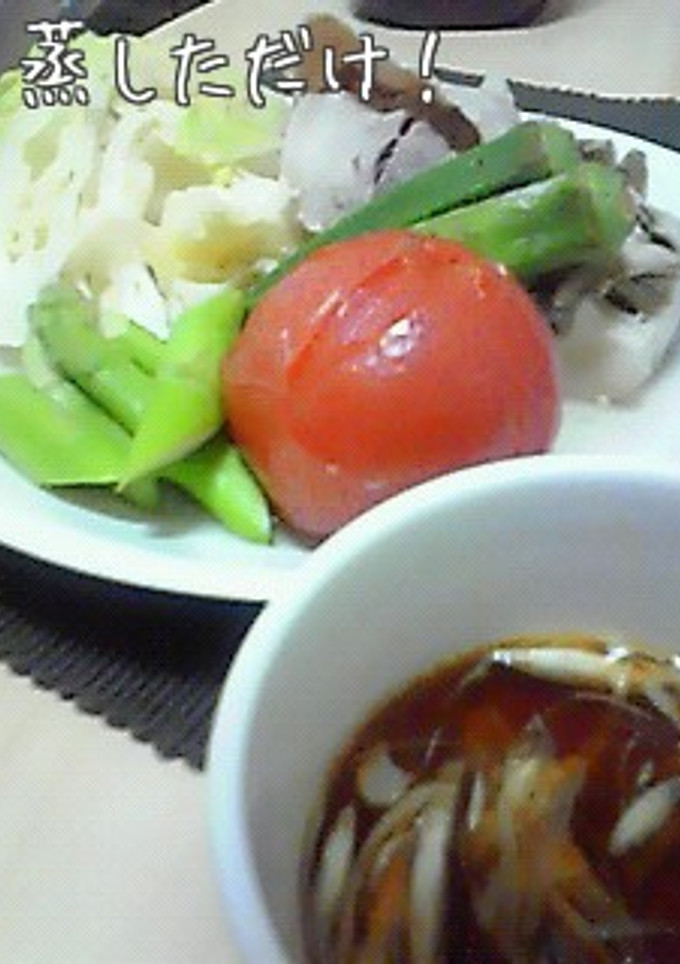 蒸し器がなくても蒸し野菜！-レシピのメイン写真