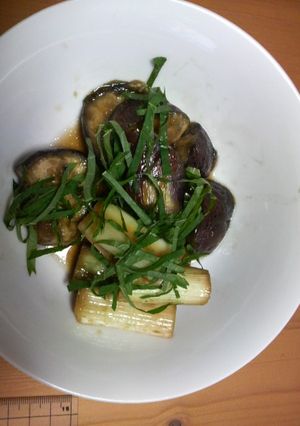 夏にいいかも!?なすのしょうが煮-レシピのメイン写真