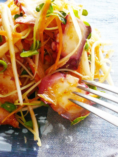 *たこと千切り野菜のコチュジャンサラダ*-レシピのメイン写真