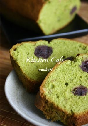 抹茶と小豆の水玉パウンドケーキ-レシピのメイン写真