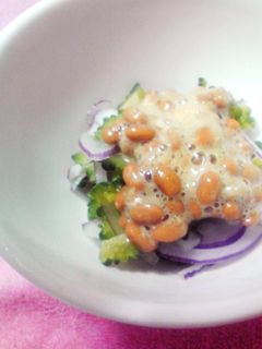 ゴーヤの納豆和え-レシピのメイン写真